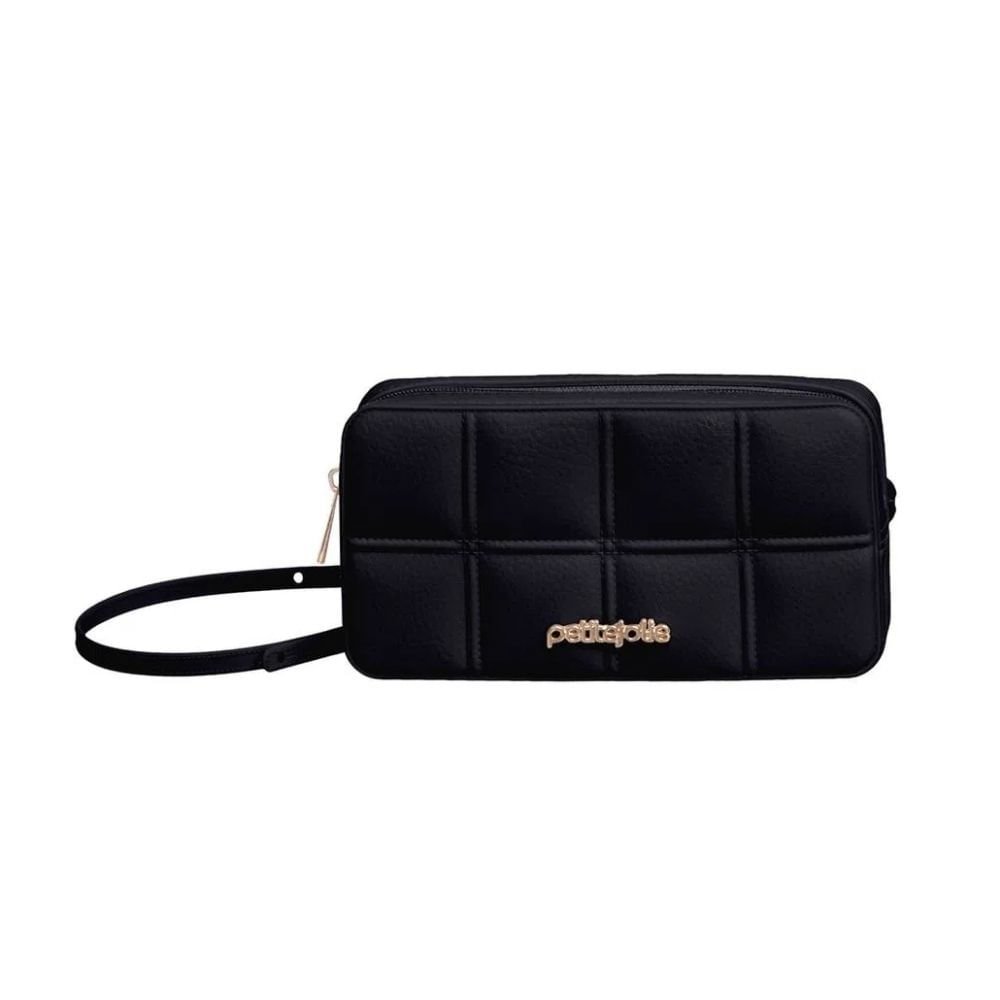 Bolsa Fem Transversal Petite Jolie Pj10409 Preto 1