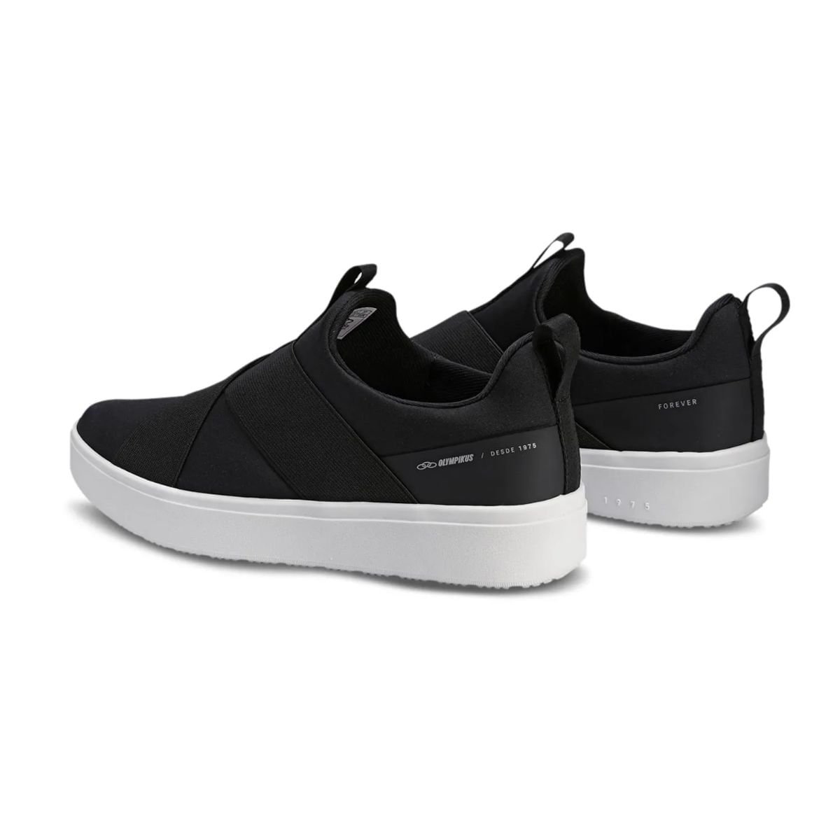 Tênis Running Masculino Olympikus Forever Preto E Branco Preto 4