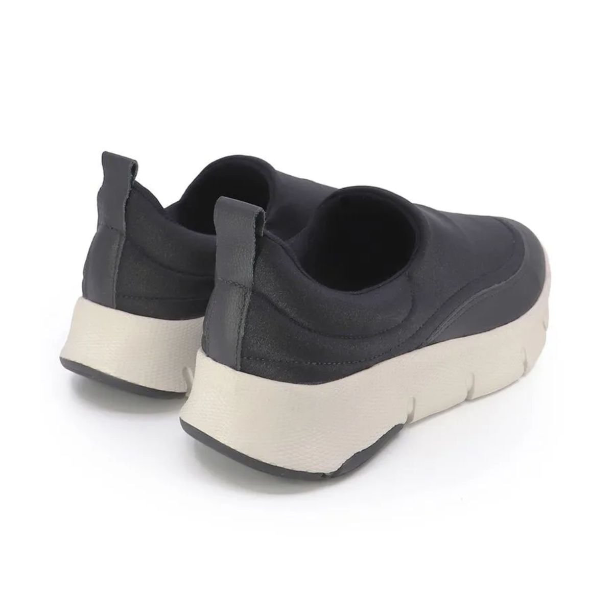 Tênis Moda Feminino Usaflex Elastano Impulse Preto Preto 3