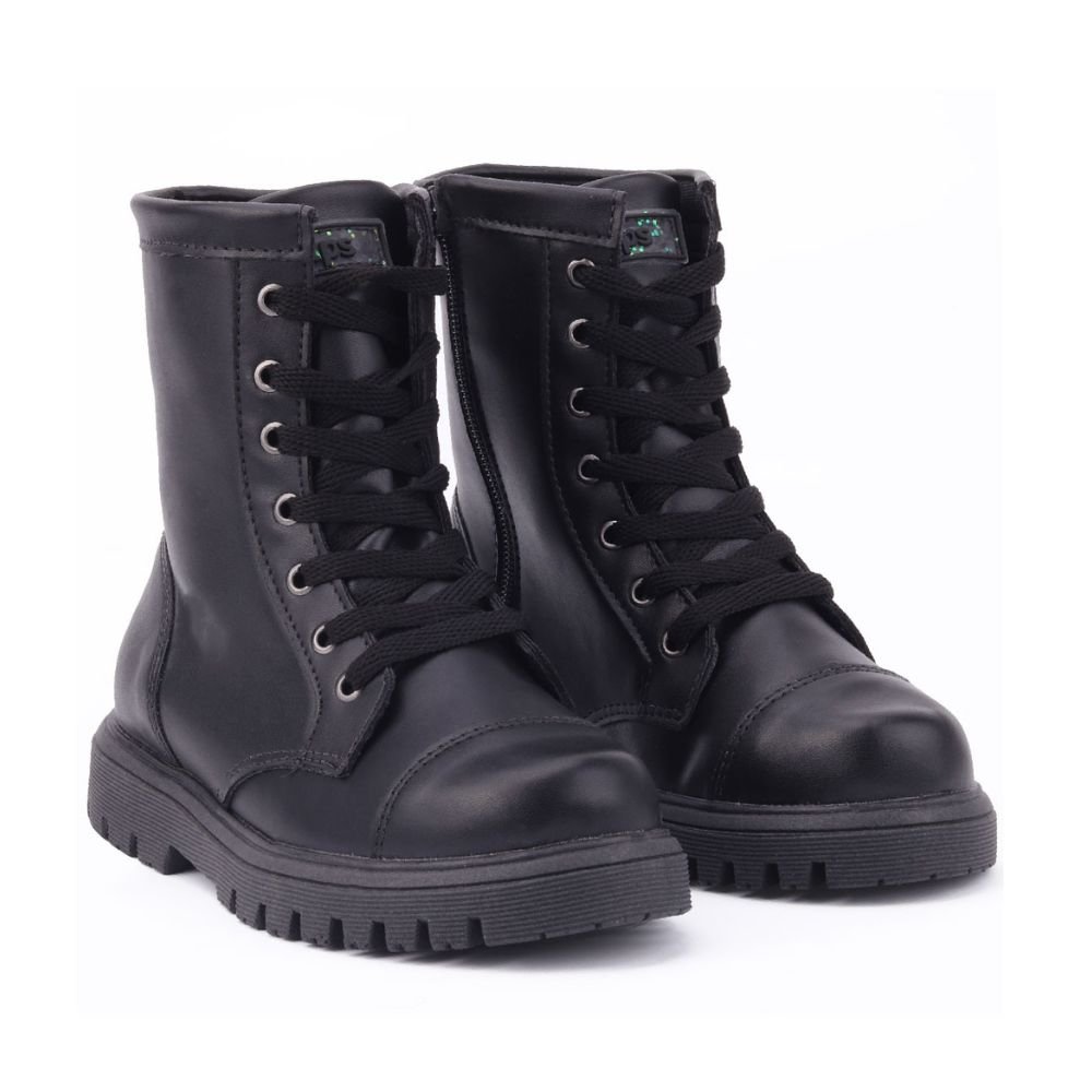 Bota Inf Coturno World Colors 710.002 Preto 1