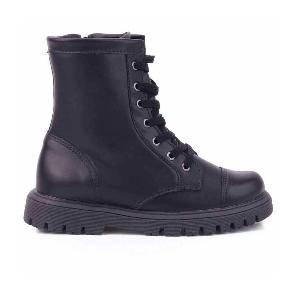 Bota Inf Coturno World Colors 710.002 Preto 3