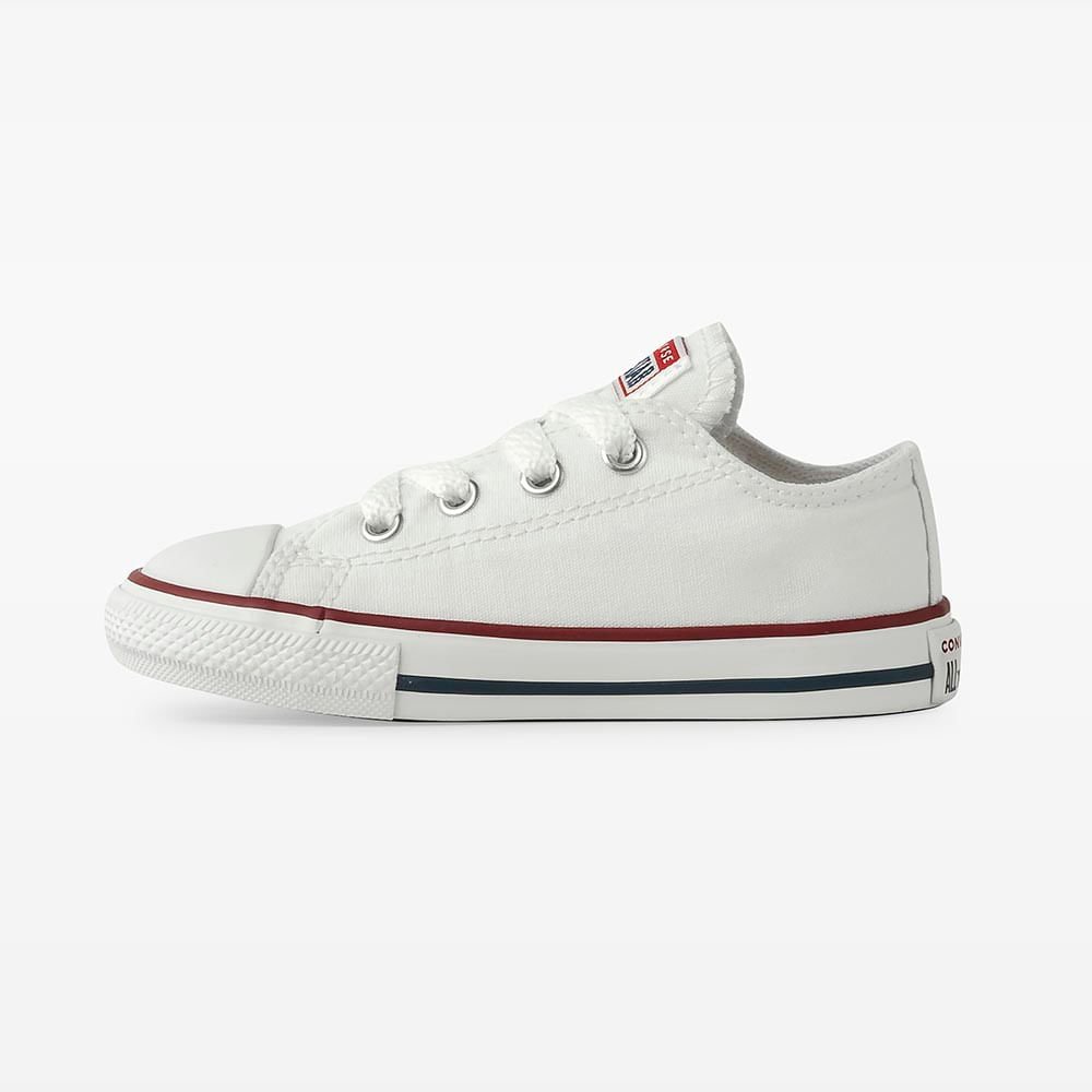 Tênis Infantil Converse Chuck Taylor All Star Canvas Branco Branco 2