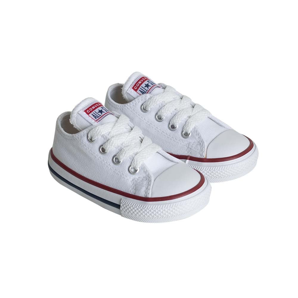 Tênis Infantil Converse Chuck Taylor All Star Canvas Branco Branco 11