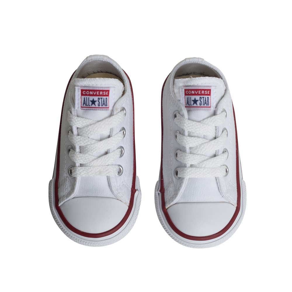 Tênis Infantil Converse Chuck Taylor All Star Canvas Branco Branco 12
