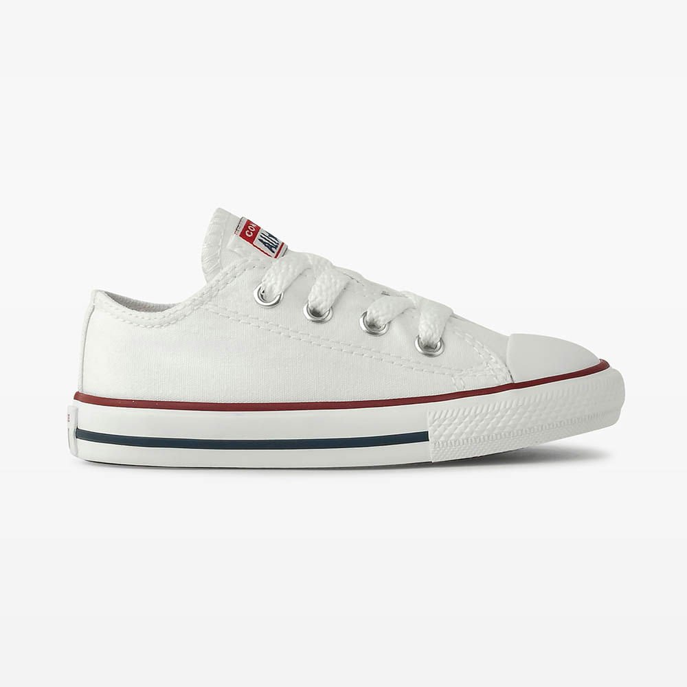 Tênis Infantil Converse Chuck Taylor All Star Canvas Branco Branco 5