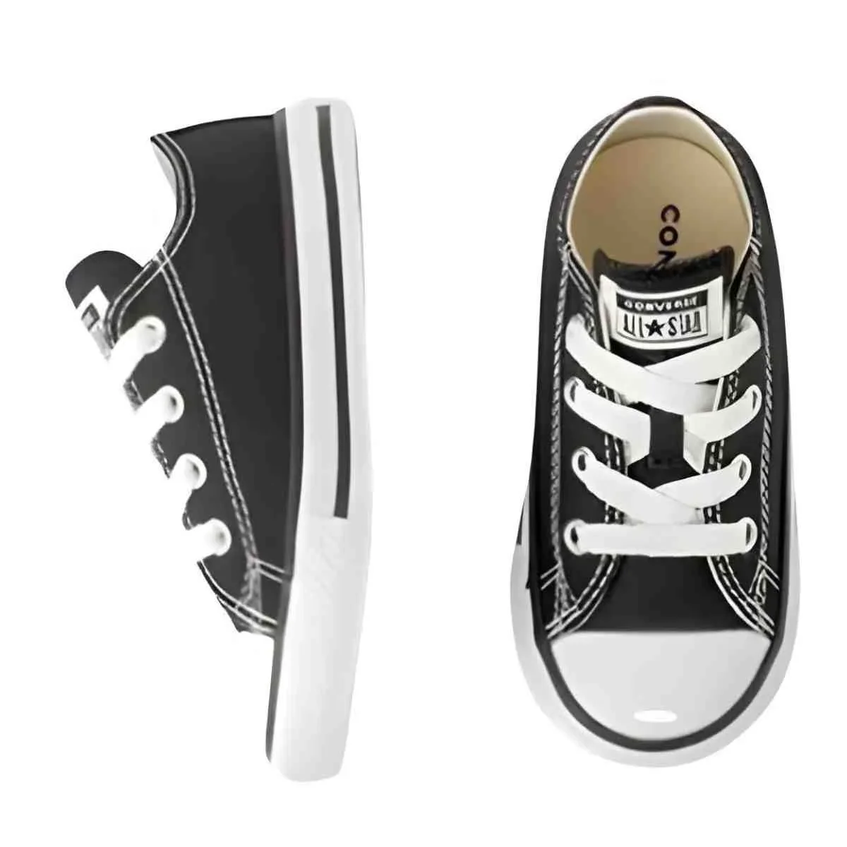 Tênis Infantil Converse Chuck Taylor All Star Canvas Preto Preto 3