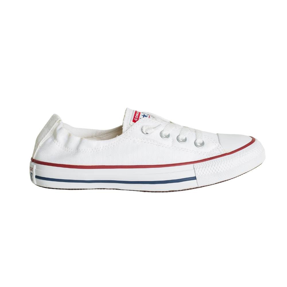 Tênis Casual Feminino Converse Chuck Taylor All Star Shoreline Branco E Bordô Branco 1