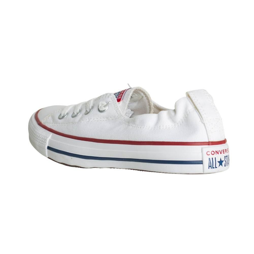 Tênis Casual Feminino Converse Chuck Taylor All Star Shoreline Branco E Bordô Branco 5