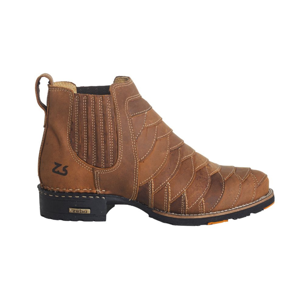 Botina Masculino Adulto Zebu 58040 340338 Marrom 4