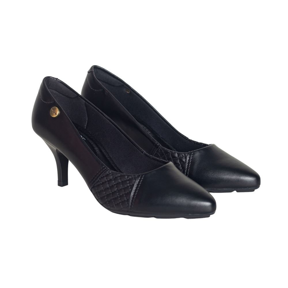 Sapato Feminino Salto Médio Modare Preto Preto 6
