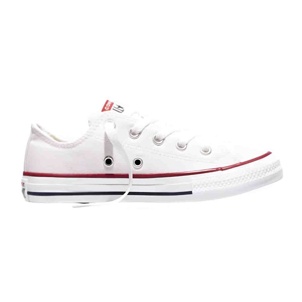 Tênis Juvenil Casual Converse Chuck Taylor All Star Canvas Branco