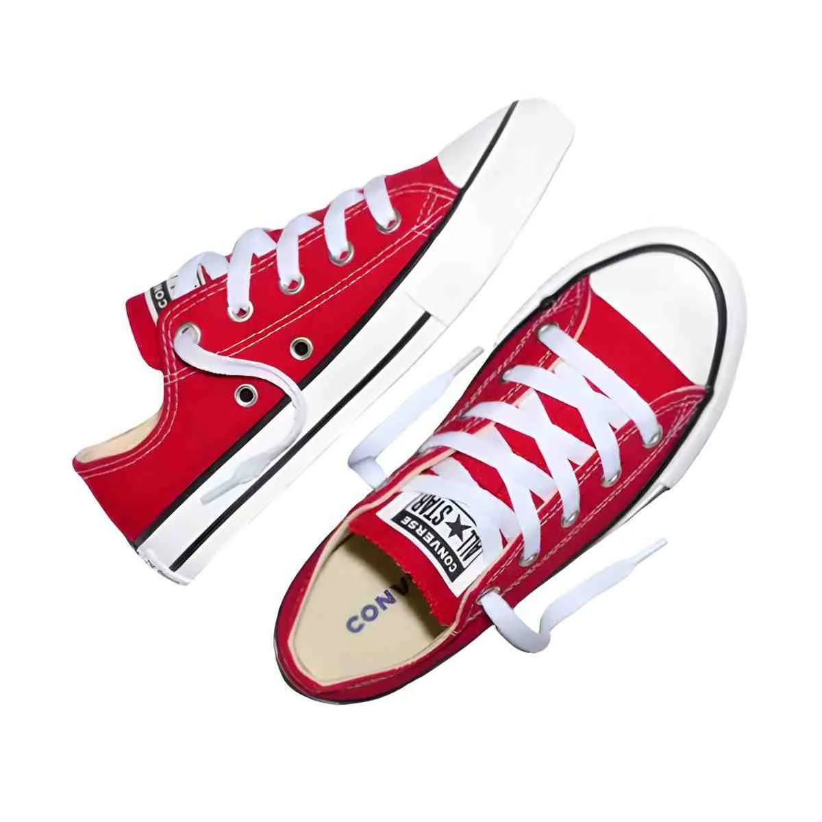 Tênis Infantil Casual Converse Chuck Taylor All Star Canvas Vermelho Vermelho 4