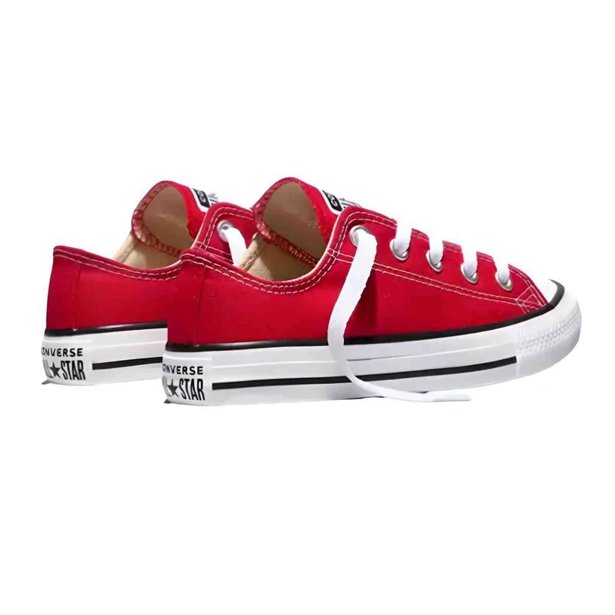 Tênis Infantil Casual Converse Chuck Taylor All Star Canvas Vermelho Vermelho 7