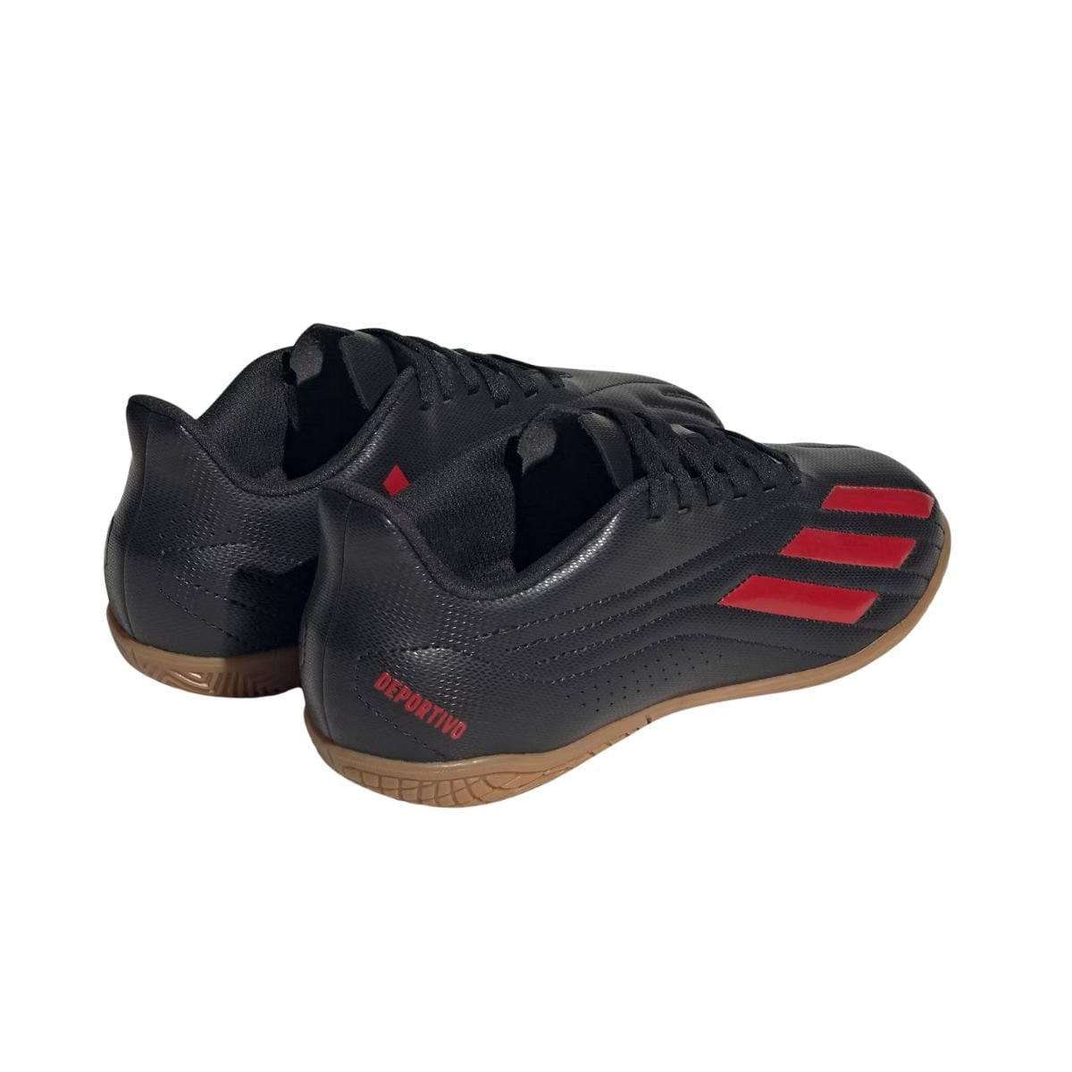 Chuteira Indoor Infantil Adidas Deportivo Ii Preta E Vermelha Preto 7