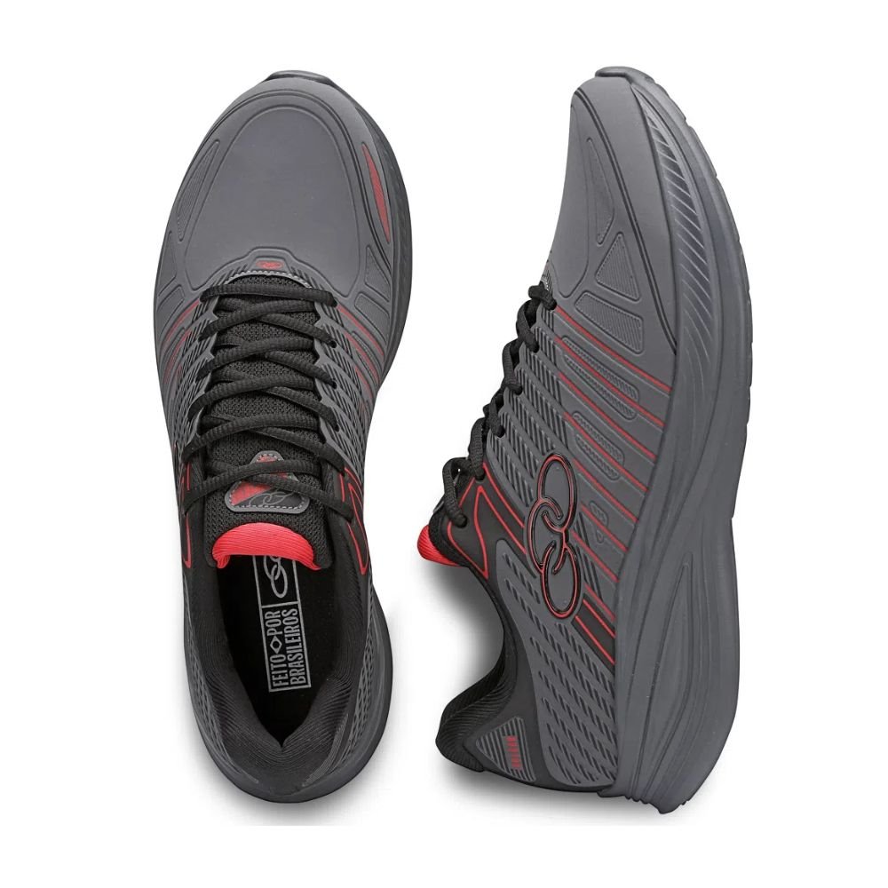 Tênis Olympikus Volcan Masculino Cinza 2