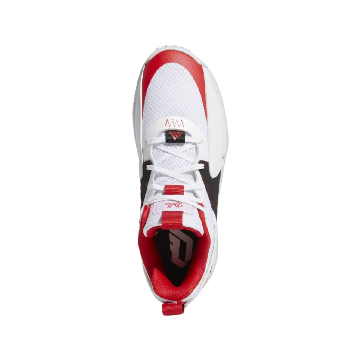 Tênis Basketball Masculino Dame Certified Adidas Branco E Vermelho Branco 2