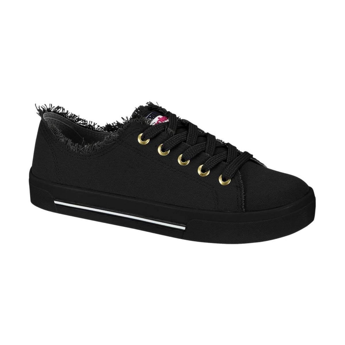 Tenis Moda Fem Moleca 5667.322 Preto 2