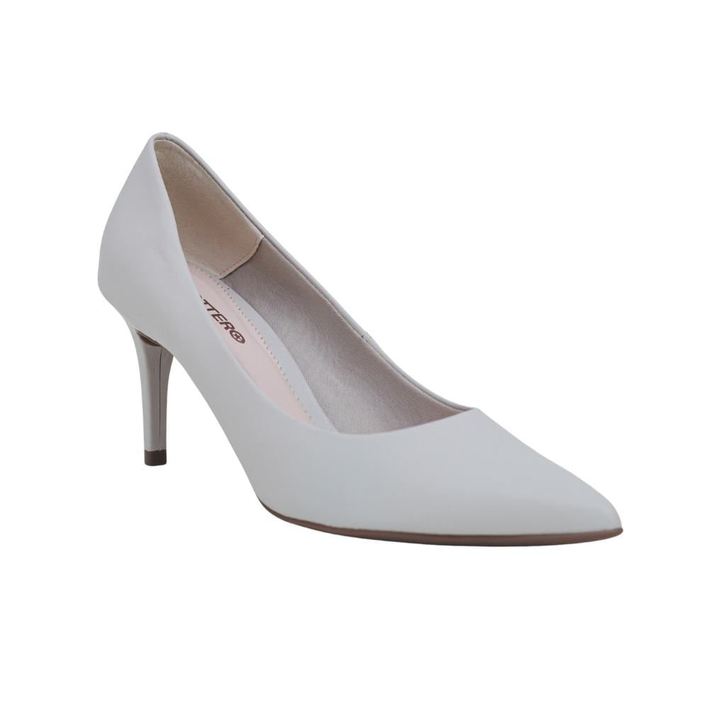 Sapato Feminino Salto Alto Fino Bottero 353701 Branco 2