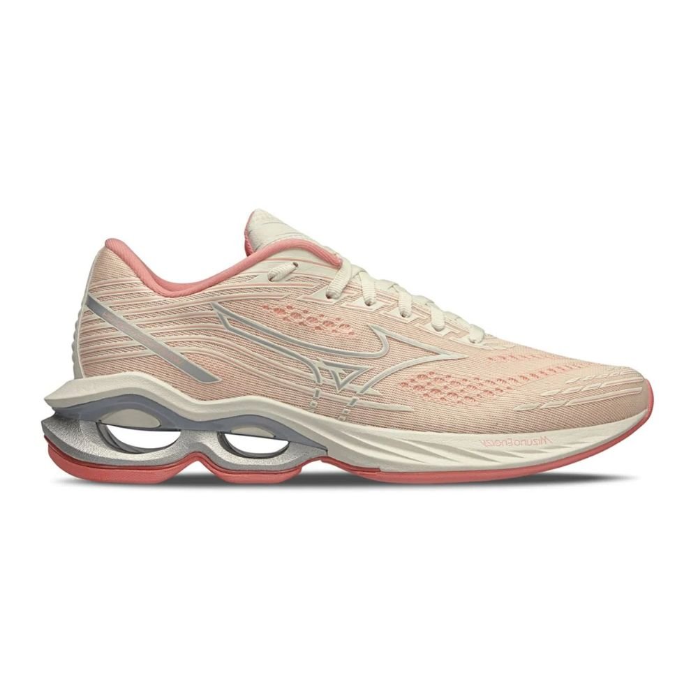 Tênis Mizuno Wave Creation 24 Feminino Bege 4