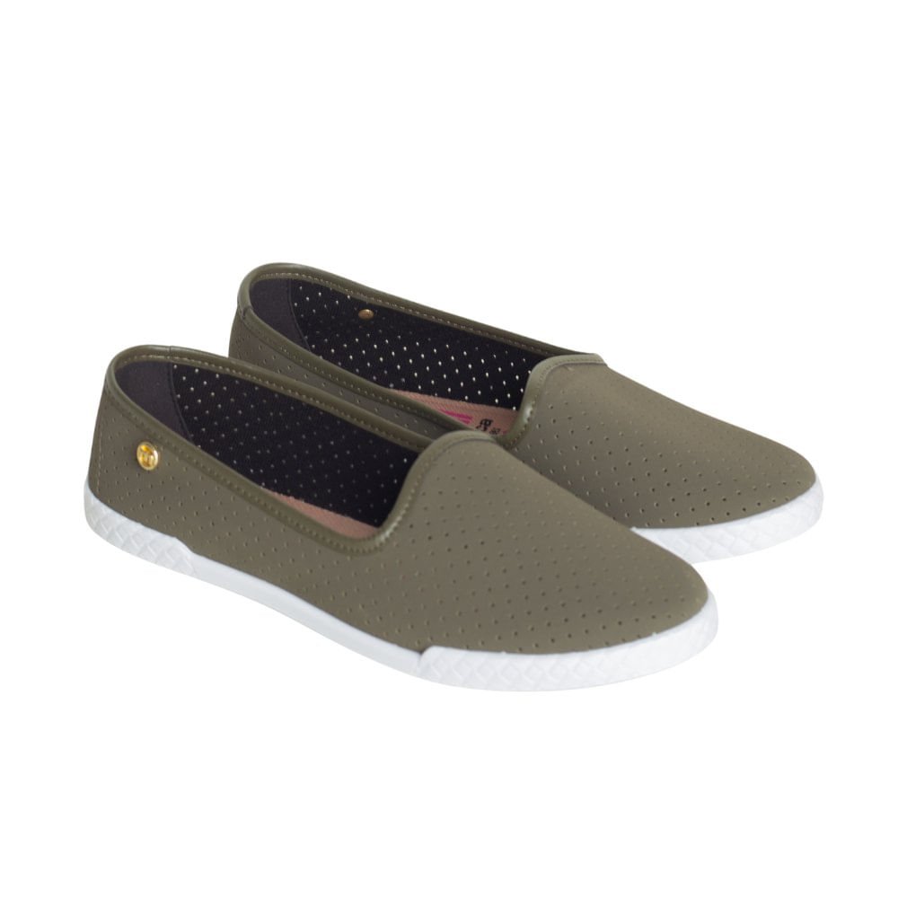 Sapatilha Feminino Alpargatas Moleca 5709.100 Oliva 6