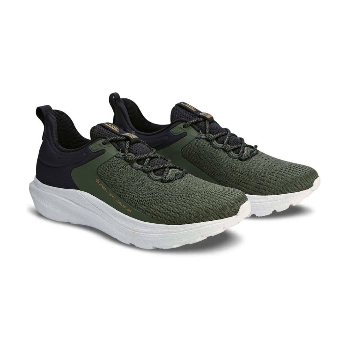 Tênis Running Masculino Olympikus Metro Militar E Preto Preto 2