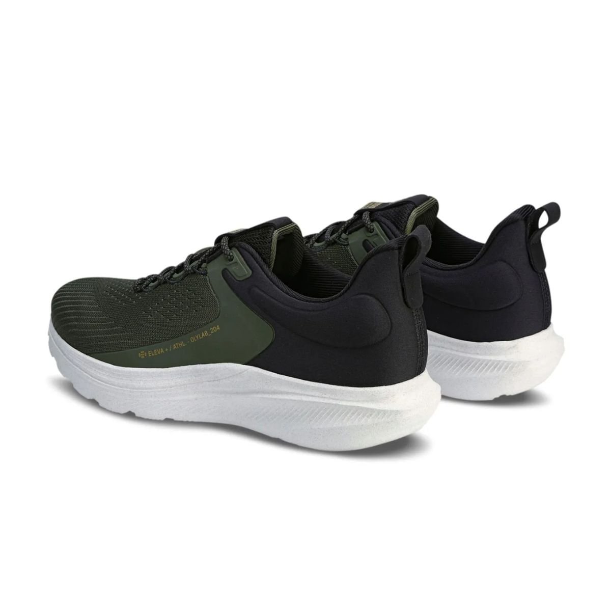 Tênis Running Masculino Olympikus Metro Militar E Preto Preto 4