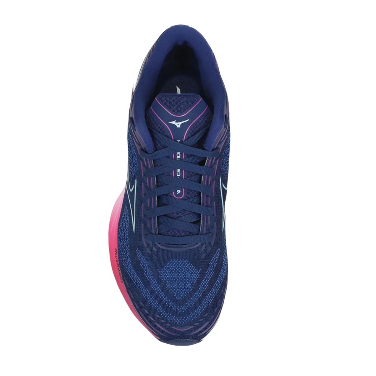 Tênis Running Feminino Wave Creation 24 Mizuno Branco Azul 3