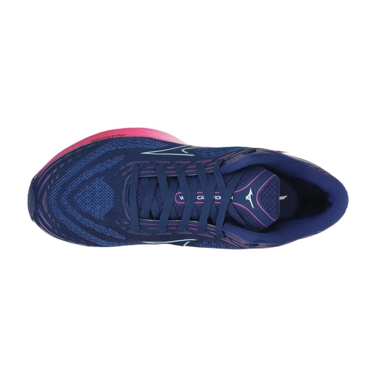 Tênis Running Feminino Wave Creation 24 Mizuno Branco Azul 6