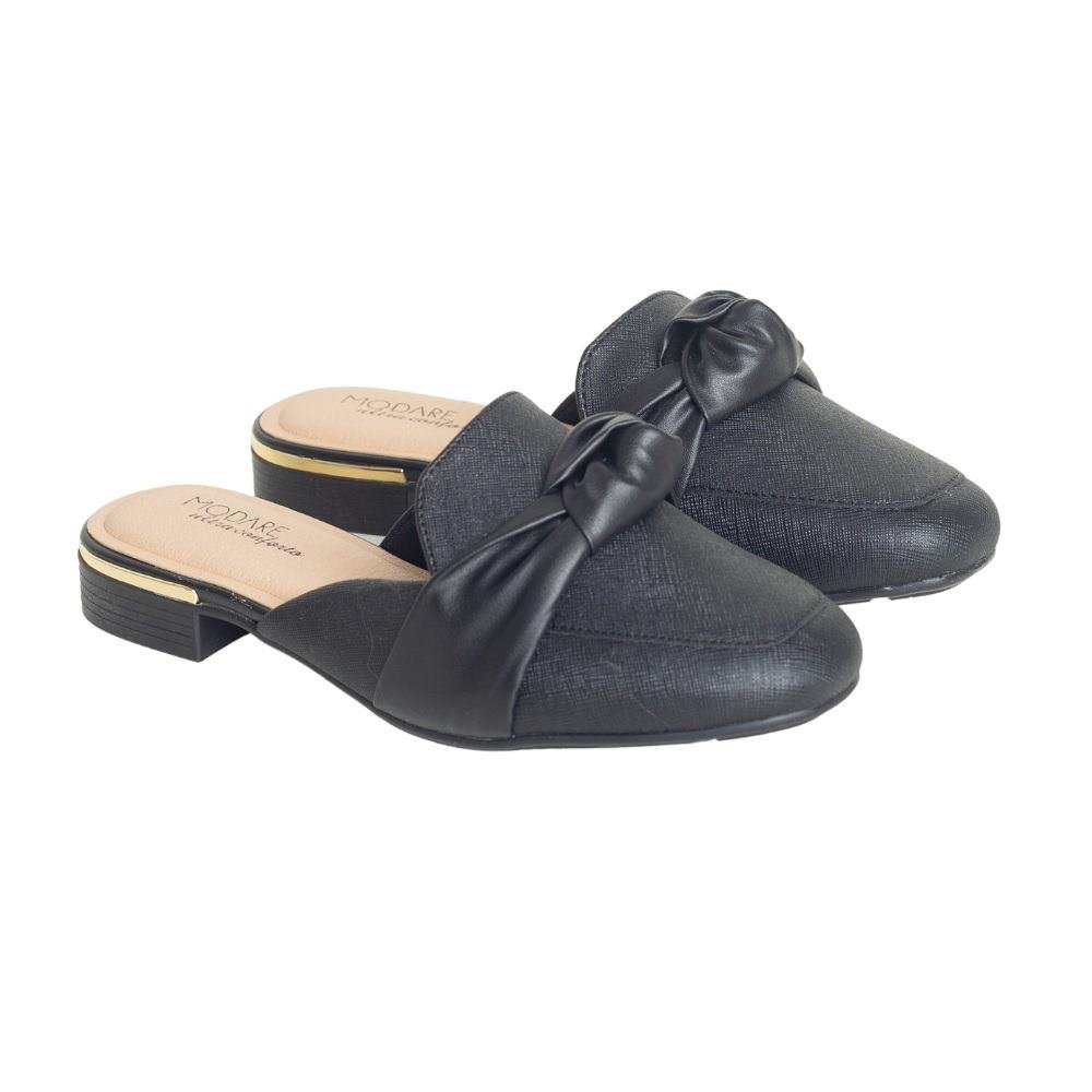 Tamanco Fem Ad Mule Modare 7360.103 Preto 1