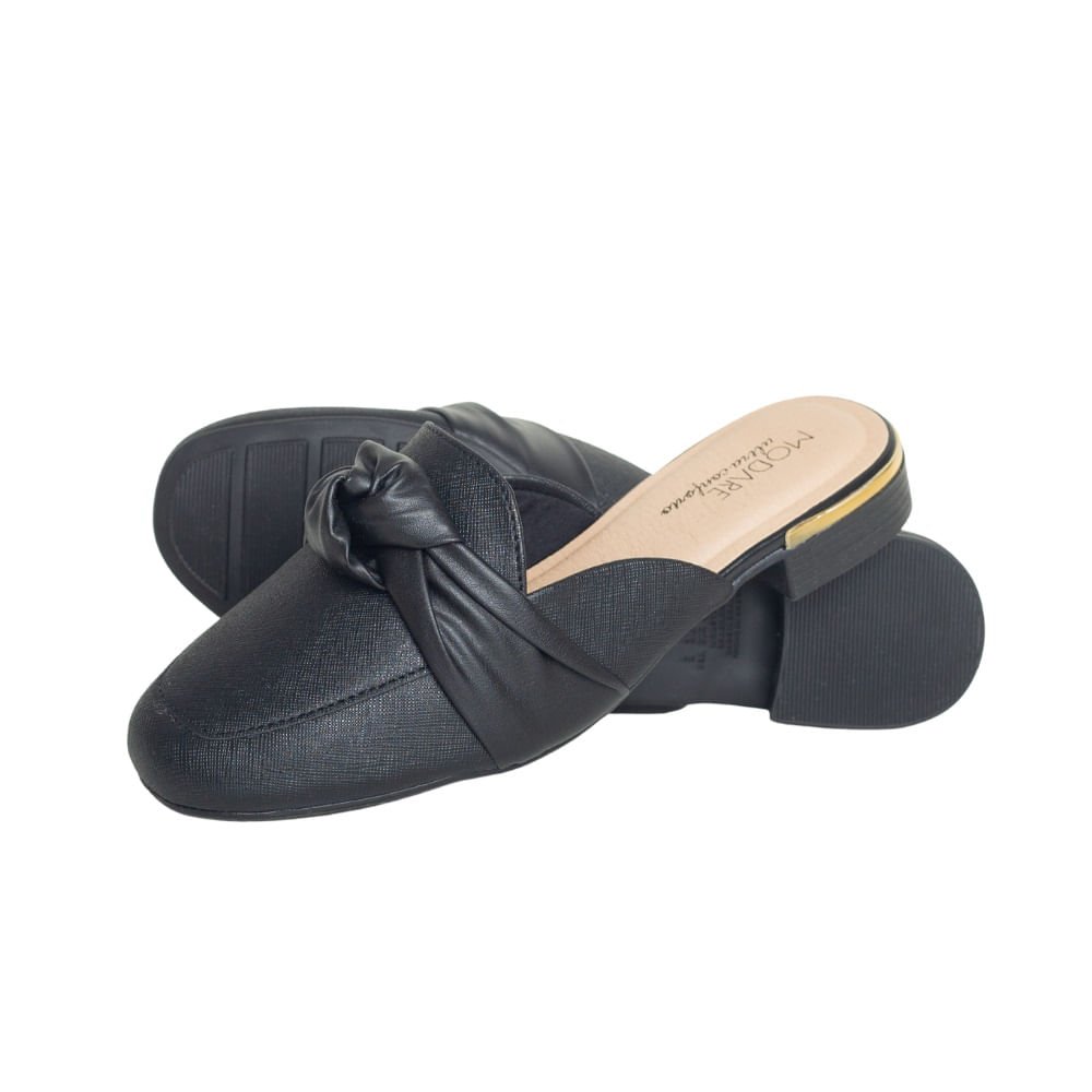 Tamanco Fem Ad Mule Modare 7360.103 Preto 3