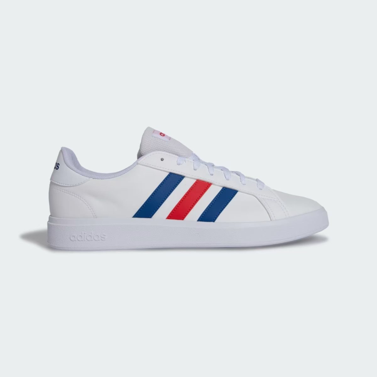 Tenis Casual Masc Adidas Grand Court Base 2 0 Iq5681 Branco 1