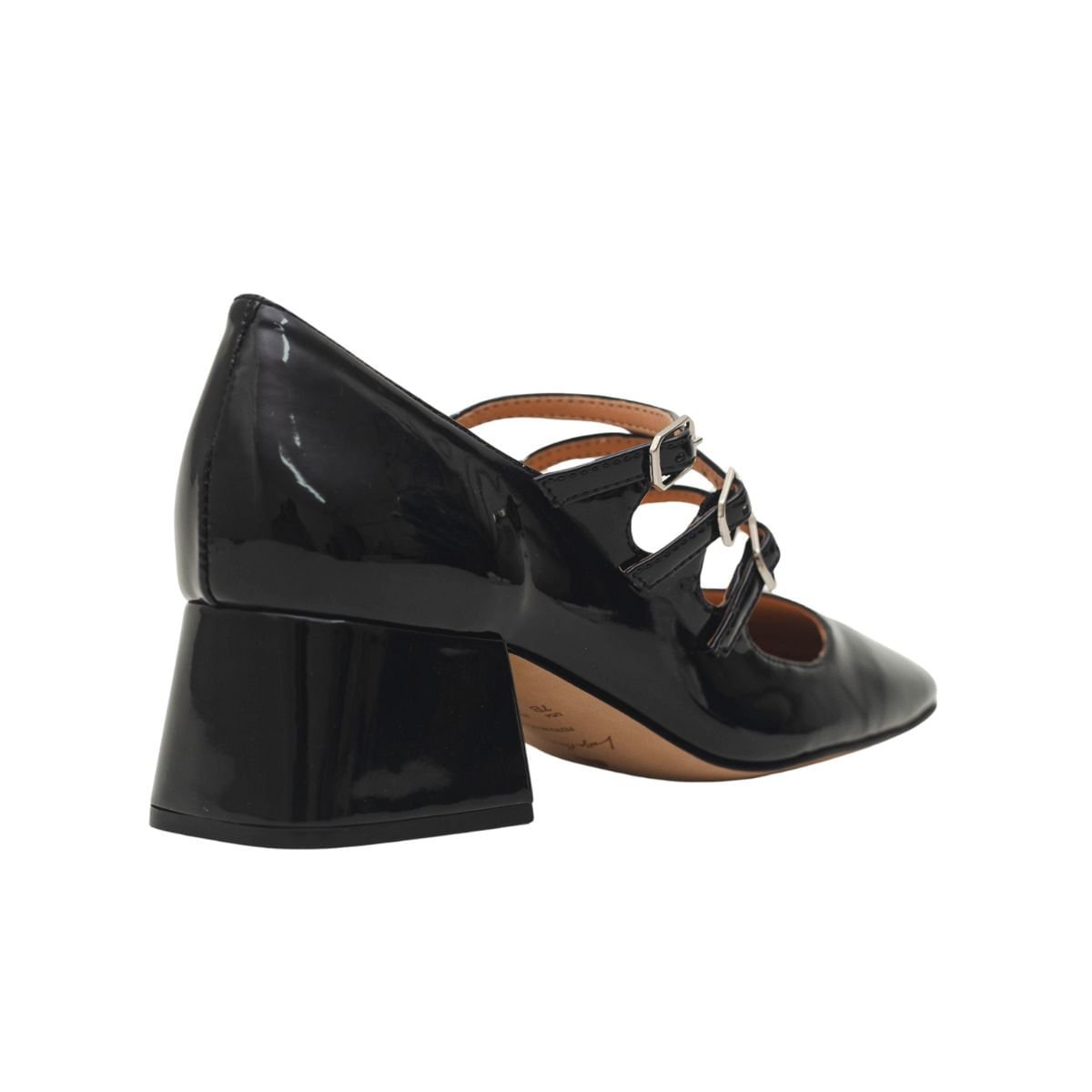 Sapato Feminino Salto Médio Grosso Luiza Barcelos 13140024 Preto 4