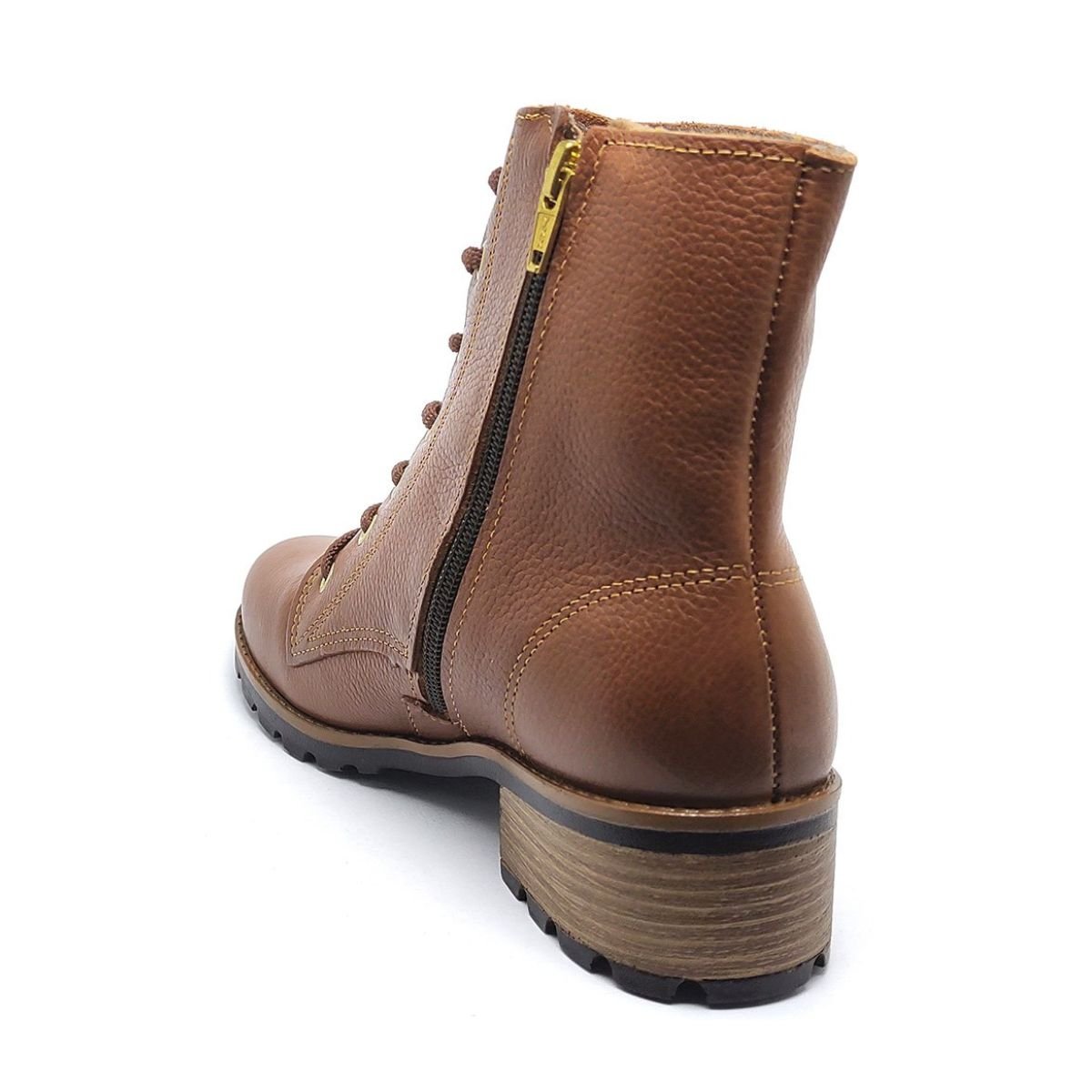 Bota Feminino Coturno Pegada 2 281415 02 Marrom 4