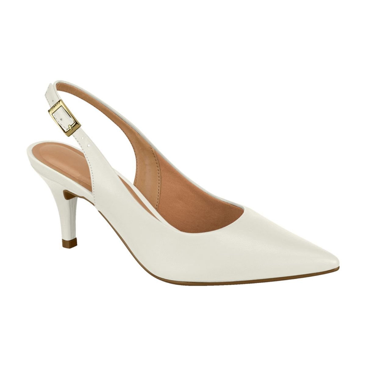 Sapato Feminino Vizzano Branco Branco 1
