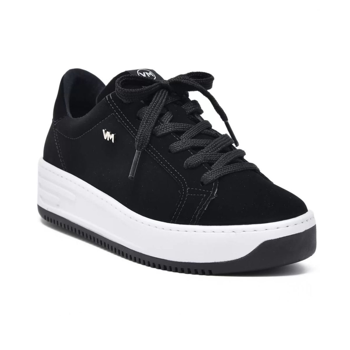 Tênis Moda Feminino Via Marte Preto Preto 2