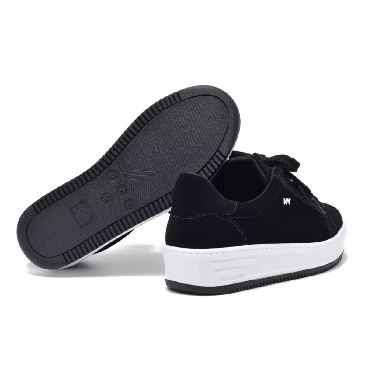 Tênis Moda Feminino Via Marte Preto Preto 4