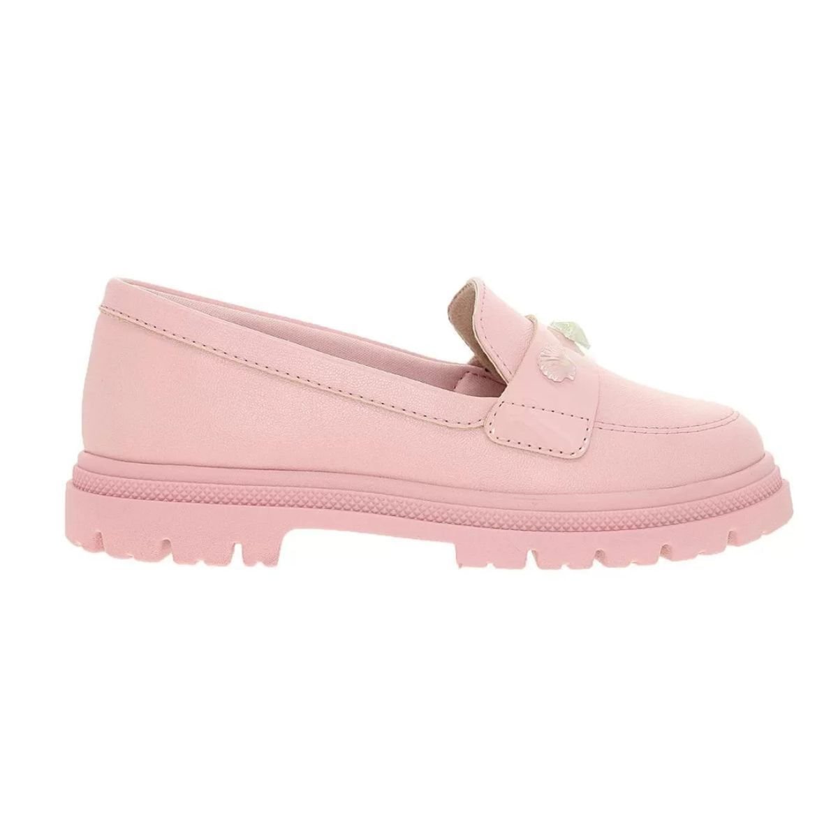 Sapato Infantil Mocassim Molekinha Loafer Rosa
