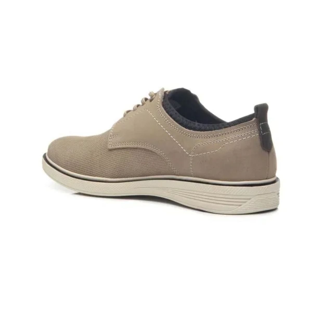 Sapato Masculino Esporte Fino Pegada Areia Bege 4