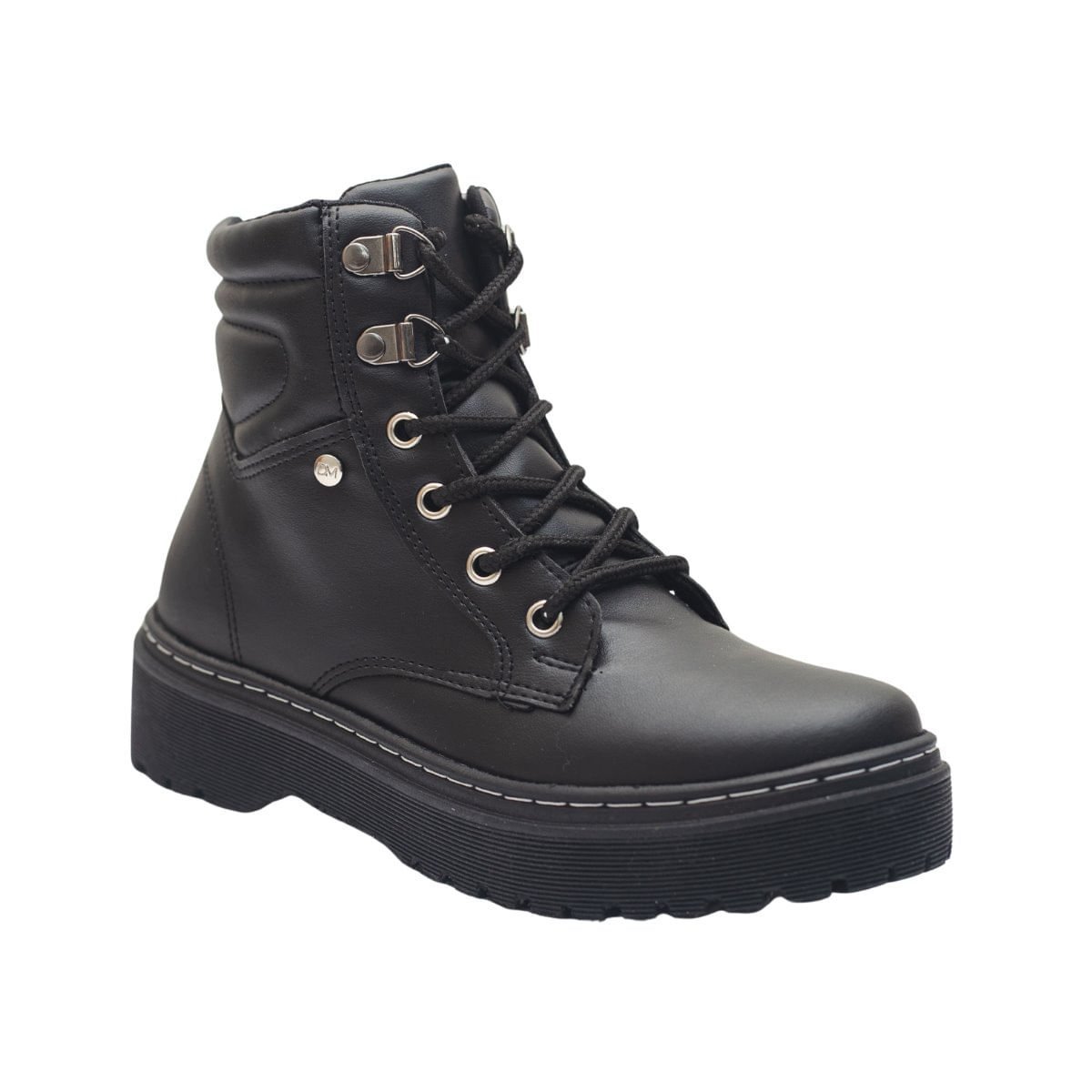 Bota Coturno Tratorada Rock Legacy Dayane Magalhães Preta Preto 2