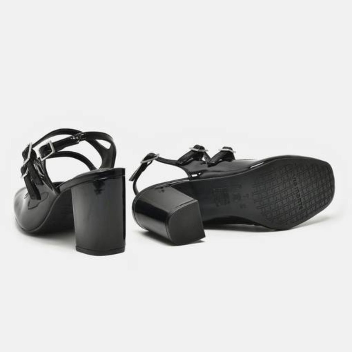 Sapato Feminino Scarpin Via Marte Preto Preto 3