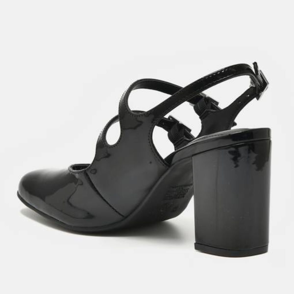 Sapato Feminino Scarpin Via Marte Preto Preto 4