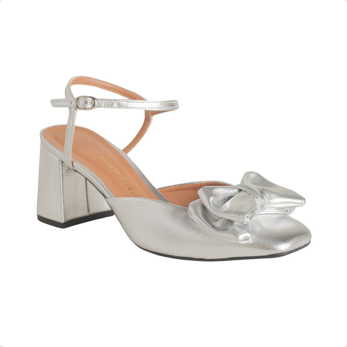 Sapato Lacé Slingback Boneca Dayane Magalhães Prata Prata 2