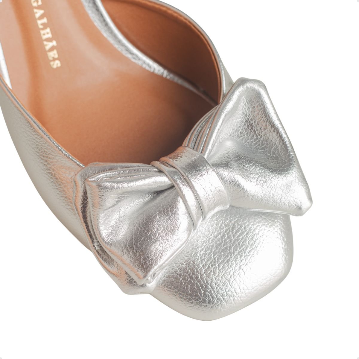 Sapato Lacé Slingback Boneca Dayane Magalhães Prata Prata 5