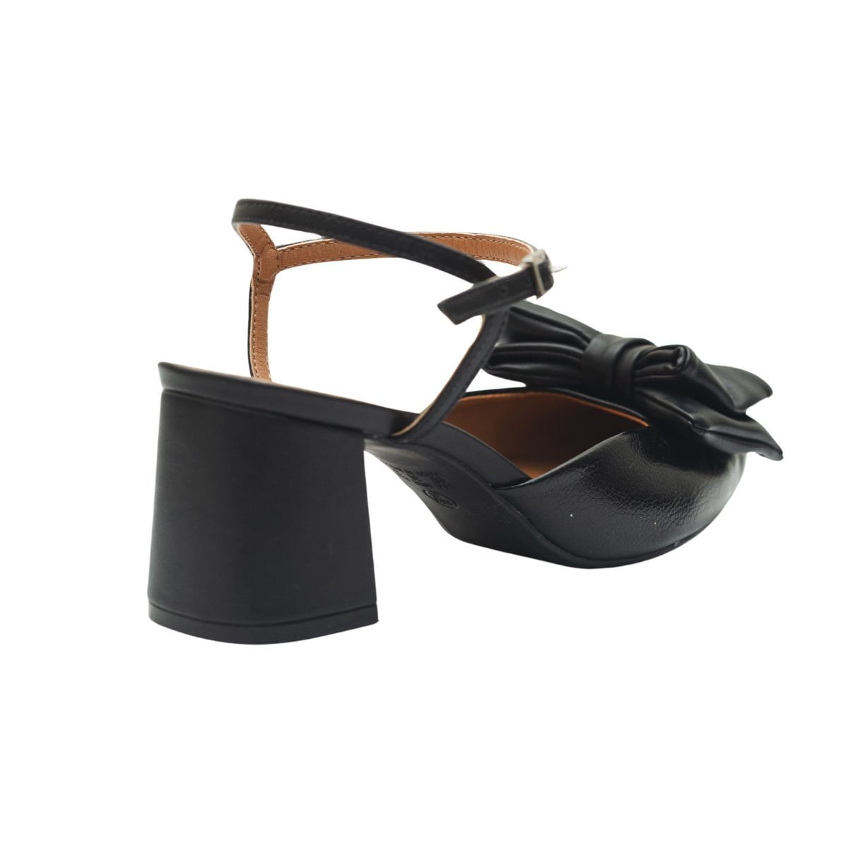 Sapato Lacé Slingback Boneca Dayane Magalhães Preto Preto 4