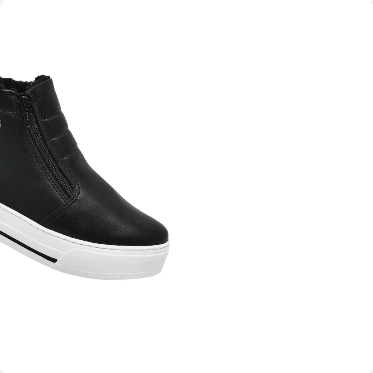 Tênis Moda Casual Feminino Via Marte Preto Preto 5