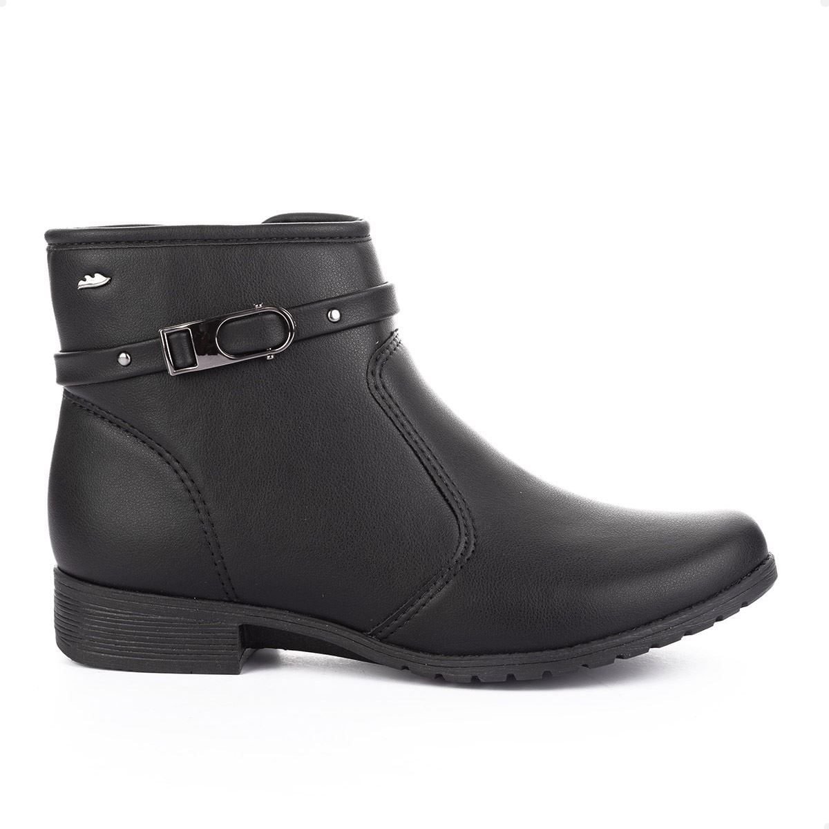 Bota Feminina Coturno Dakota Preta Preto 1