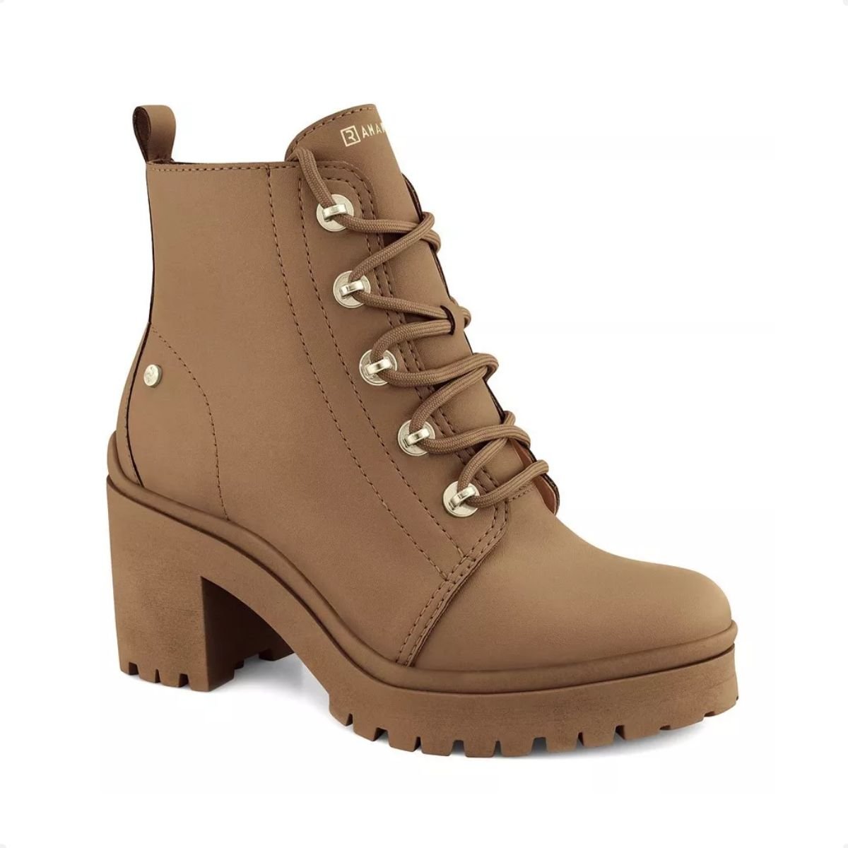 Bota Feminino Coturno Ramarim 50122 Marrom 1