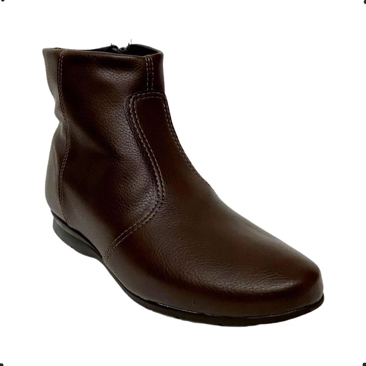 Bota Feminina Coturno Beira Rio Marrom Marrom 2
