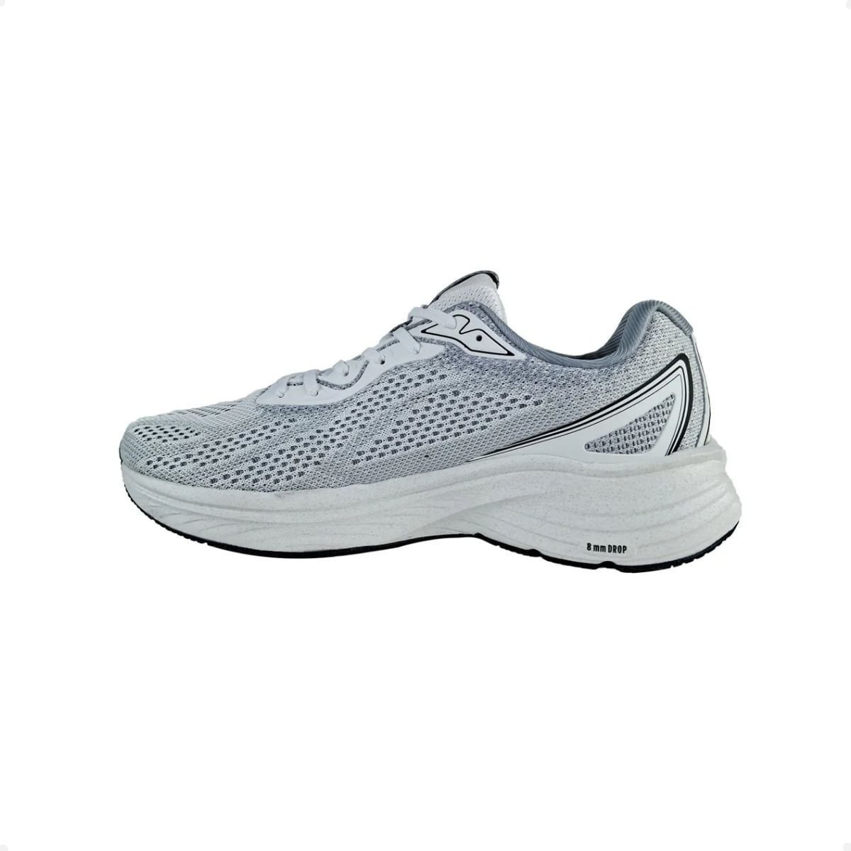 Tênis Running Masculino Olympikus Challenger 5 Preto Cinza 3