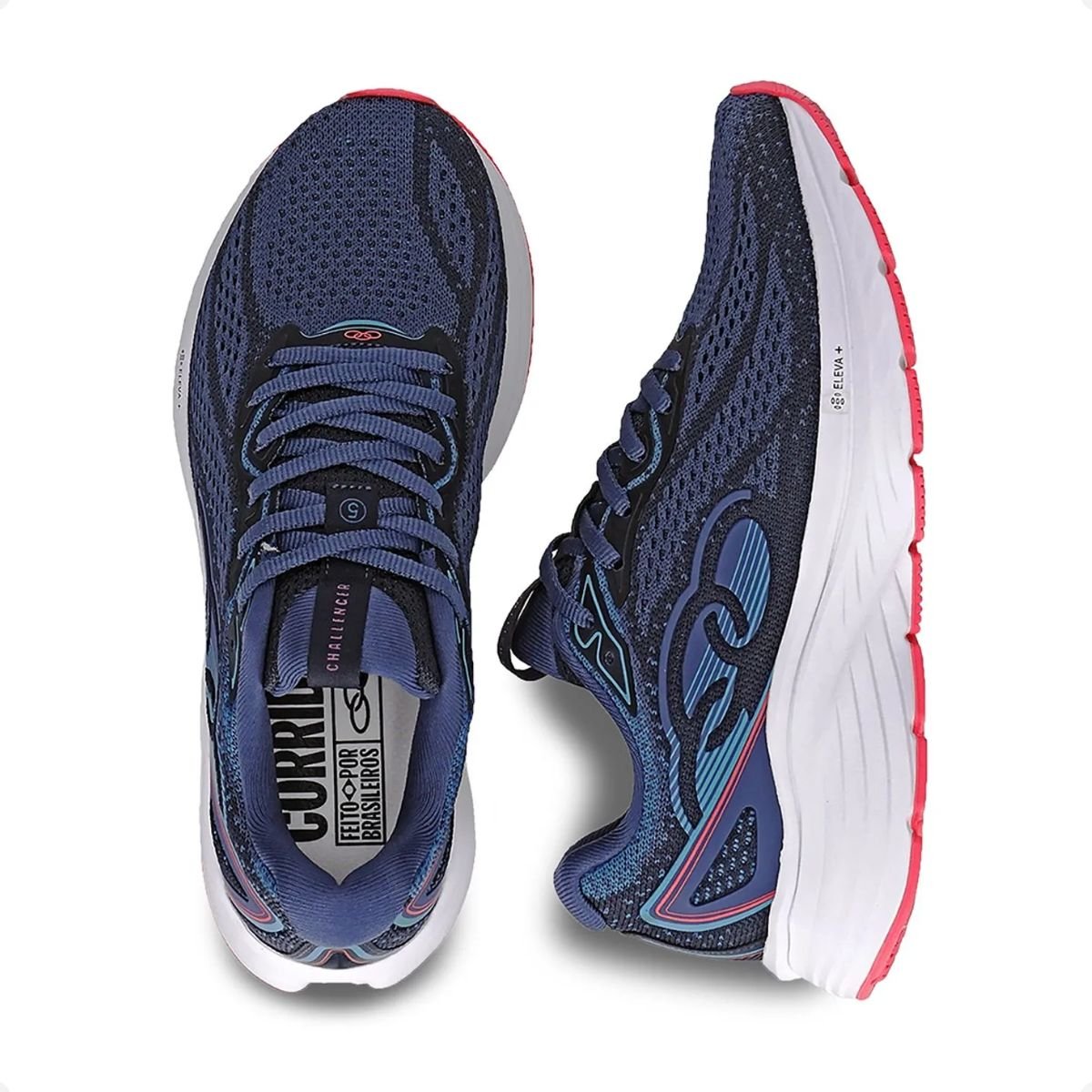 Tenis Running Feminino Olympikus Challenger 5 Azul 3